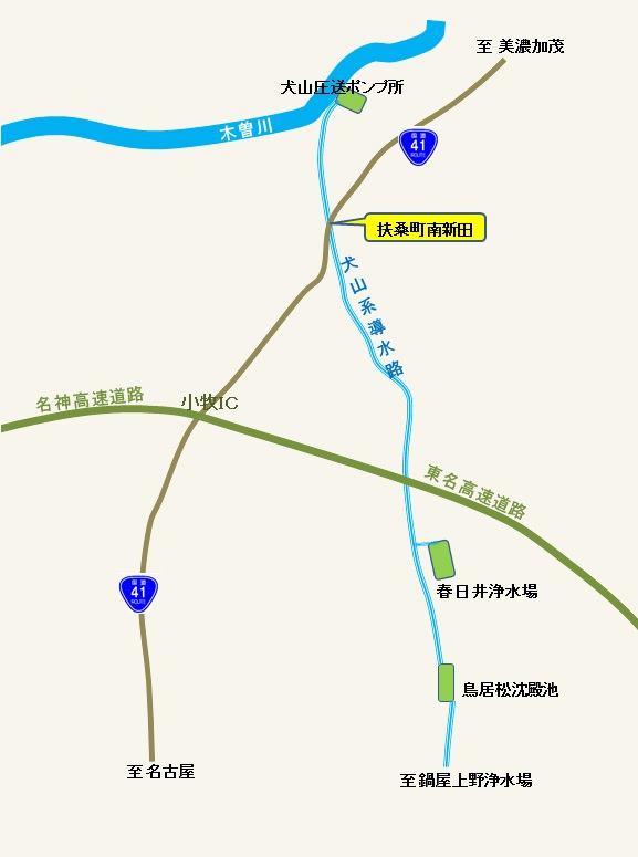 名古屋水道地図